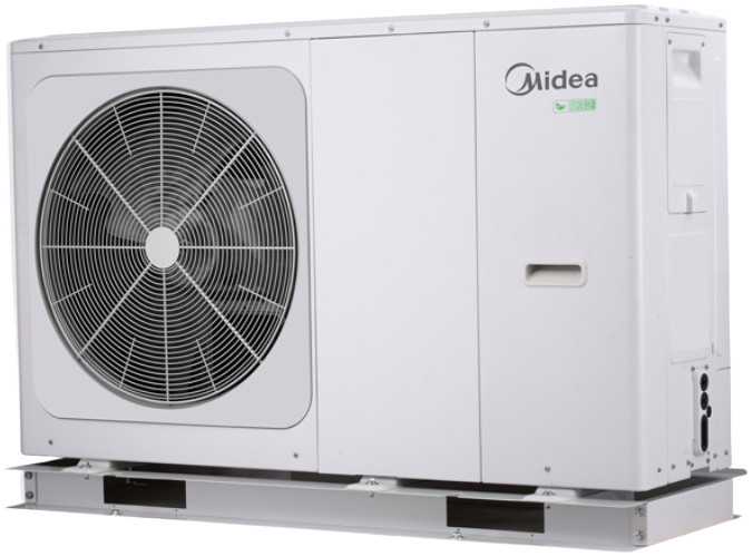 Midea toplotna pumpa monoblok 8kw SA GREJAČEM- MHC–V8W/D2N8-BE30 monofazna